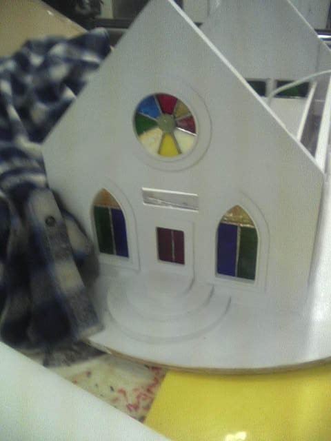 Lighted Church Prop